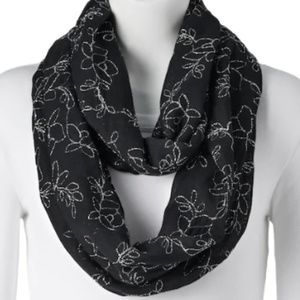 Apt. 9 Floral Embroidered Infinity Scarf